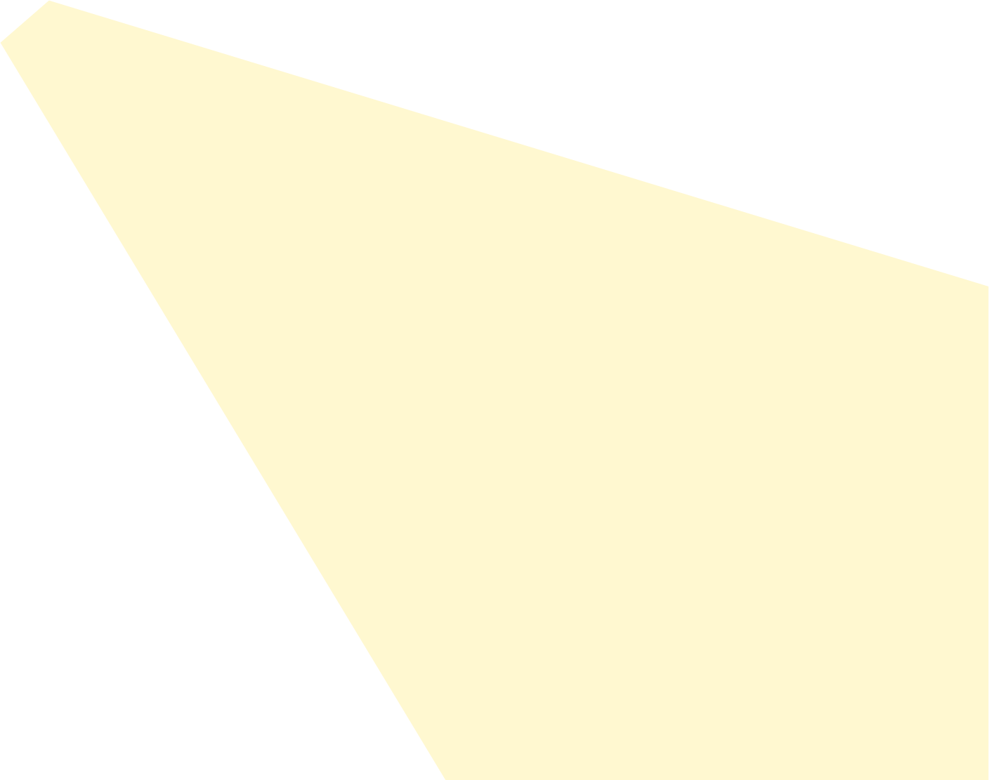 Decorative cream spotlight beam shape
